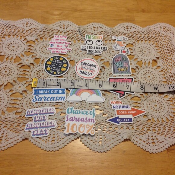 Sarcasm-themed stickers bundle - Picture 6 of 8